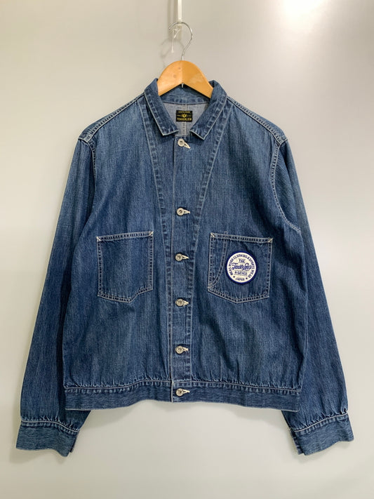 【中古品】【メンズ】 TENDERLOIN テンダーロイン DENIM COVERALL デニム カバーオール デニムジャケット メンズ アウター 142-261002-em-16-min サイズ：M カラー：インディゴ 万代Net店