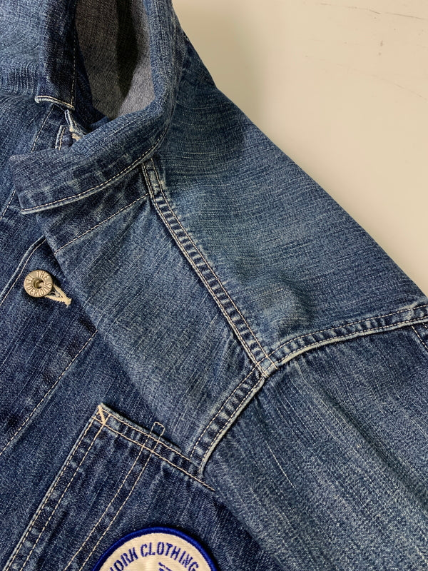 【中古品】【メンズ】 TENDERLOIN テンダーロイン DENIM COVERALL デニム カバーオール デニムジャケット メンズ アウター 142-261002-em-16-min サイズ：M カラー：インディゴ 万代Net店
