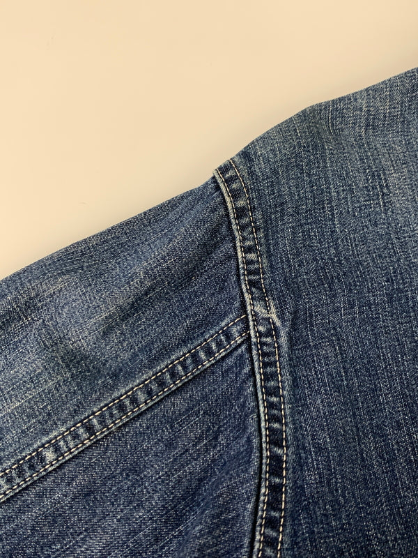 【中古品】【メンズ】 TENDERLOIN テンダーロイン DENIM COVERALL デニム カバーオール デニムジャケット メンズ アウター 142-261002-em-16-min サイズ：M カラー：インディゴ 万代Net店