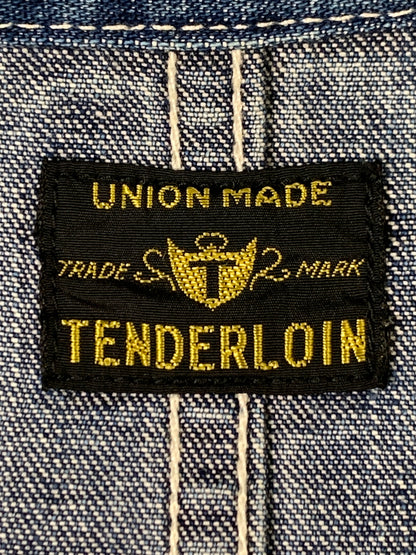 【中古品】【メンズ】 TENDERLOIN テンダーロイン DENIM COVERALL デニム カバーオール デニムジャケット メンズ アウター 142-261002-em-16-min サイズ：M カラー：インディゴ 万代Net店