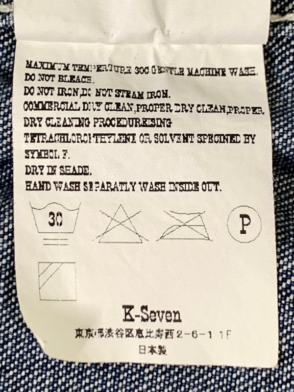 【中古品】【メンズ】 TENDERLOIN テンダーロイン DENIM COVERALL デニム カバーオール デニムジャケット メンズ アウター 142-261002-em-16-min サイズ：M カラー：インディゴ 万代Net店