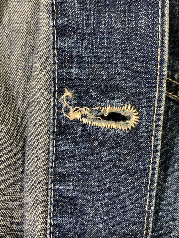 【中古品】【メンズ】 TENDERLOIN テンダーロイン DENIM COVERALL デニム カバーオール デニムジャケット メンズ アウター 142-261002-em-16-min サイズ：M カラー：インディゴ 万代Net店