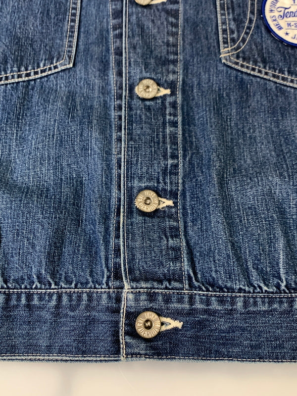 【中古品】【メンズ】 TENDERLOIN テンダーロイン DENIM COVERALL デニム カバーオール デニムジャケット メンズ アウター 142-261002-em-16-min サイズ：M カラー：インディゴ 万代Net店
