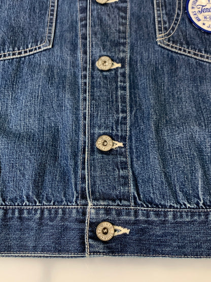【中古品】【メンズ】 TENDERLOIN テンダーロイン DENIM COVERALL デニム カバーオール デニムジャケット メンズ アウター 142-261002-em-16-min サイズ：M カラー：インディゴ 万代Net店