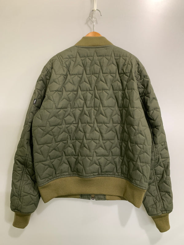 【中古品】【メンズ】 T.M.T ティーエムティー STAR QUILT MA-1 JACKET TJK-F2408 スター キルト エムエーワン ジャケット メンズ アウター ブルゾン 140-261002-em-07-min サイズ：XL カラー：カーキ 万代Net店