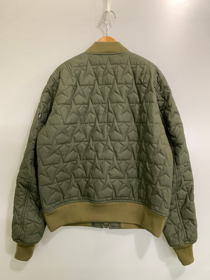 【中古品】【メンズ】 T.M.T ティーエムティー STAR QUILT MA-1 JACKET TJK-F2408 スター キルト エムエーワン ジャケット メンズ アウター ブルゾン 140-261002-em-07-min サイズ：XL カラー：カーキ 万代Net店