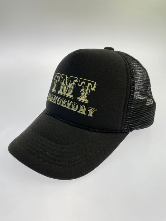 【中古品】【メンズ】 TMT ティーエムティー TRUCKER CAP トラッカー キャップ メッシュキャップ 帽子 185-261006-hu-13-min サイズ：FREE カラー：ブラック 万代Net店