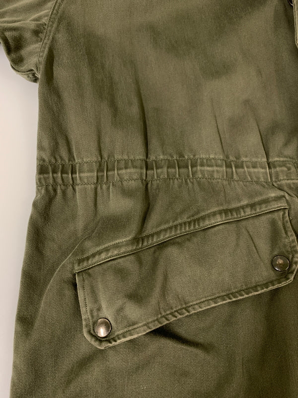 【現状渡し品】【メンズ】 FRENCH ARMY フレンチアーミー Ｍ64 FIELD PARKA 1975 WAREN社製 ワレイン フィールドパーカー メンズ アウター ユーロミリタリー モッズコート 146-261002-em-10-min カラー：カーキ 万代Net店