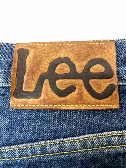 【中古品】【メンズ】 LEE リー WIDE DENIM SHORTS LM9842 ワイド デニム ショーツ メンズ ボトムス ショートパンツ 短パン ジーンズ 157-261022-em-45-min サイズ：M カラー：インディゴブルー 万代Net店