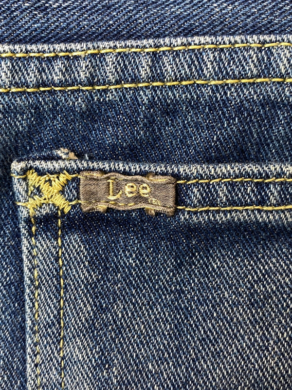 【中古品】【メンズ】 LEE リー WIDE DENIM SHORTS LM9842 ワイド デニム ショーツ メンズ ボトムス ショートパンツ 短パン ジーンズ 157-261022-em-45-min サイズ：M カラー：インディゴブルー 万代Net店