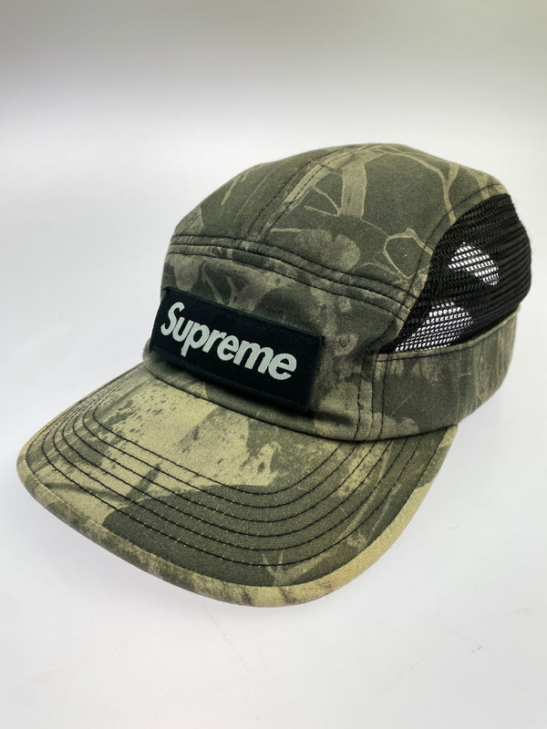 【中古品】【メンズ】 SUPREME シュプリーム 14SS ASPEN WOOD CAMP CAP アスペン ウッド キャンプ キャップ 帽子 小物 185-261011-hu-18-min サイズ：FREE カラー：カモ柄 万代Net店