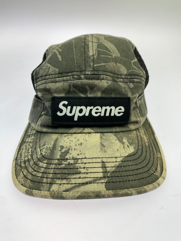 【中古品】【メンズ】 SUPREME シュプリーム 14SS ASPEN WOOD CAMP CAP アスペン ウッド キャンプ キャップ 帽子 小物 185-261011-hu-18-min サイズ：FREE カラー：カモ柄 万代Net店