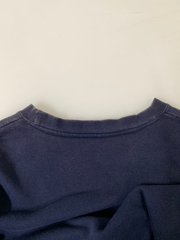 【現状渡し品】【メンズ】 HOMELESS ホームレス POCKET SWEATSHIRT ポケット スウェットシャツ 長袖 ロングスリーブ トップス 142-261027-hu-33-min サイズ：サイズ表記不明のため下記参照 カラー：ネイビー系 万代Net店