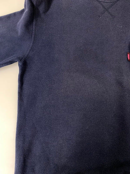 【現状渡し品】【メンズ】 HOMELESS ホームレス POCKET SWEATSHIRT ポケット スウェットシャツ 長袖 ロングスリーブ トップス 142-261027-hu-33-min サイズ：サイズ表記不明のため下記参照 カラー：ネイビー系 万代Net店