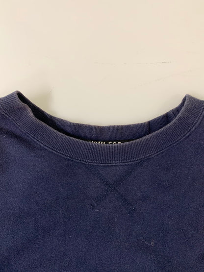 【現状渡し品】【メンズ】 HOMELESS ホームレス POCKET SWEATSHIRT ポケット スウェットシャツ 長袖 ロングスリーブ トップス 142-261027-hu-33-min サイズ：サイズ表記不明のため下記参照 カラー：ネイビー系 万代Net店