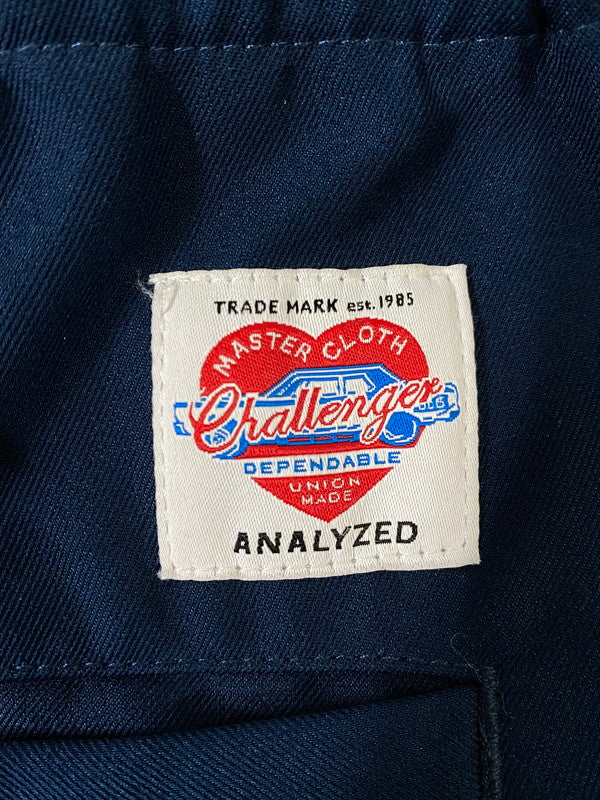 【中古品】【メンズ】 CHALLENGER チャレンジャー SLACKS EASY PANTS CLG-PT 023-003 スラックス イージー パンツ ボトムス 153-260930-yn-08-min サイズ：M カラー：ネイビー 万代Net店