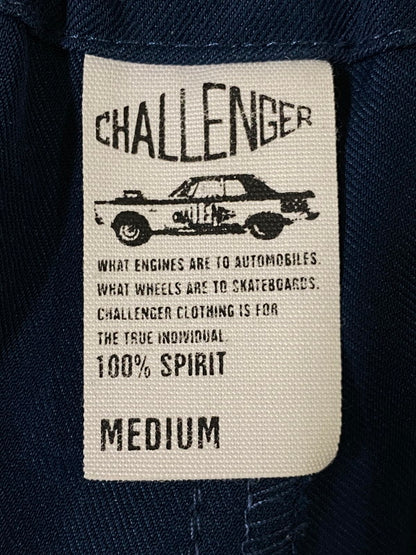 【中古品】【メンズ】 CHALLENGER チャレンジャー SLACKS EASY PANTS CLG-PT 023-003 スラックス イージー パンツ ボトムス 153-260930-yn-08-min サイズ：M カラー：ネイビー 万代Net店