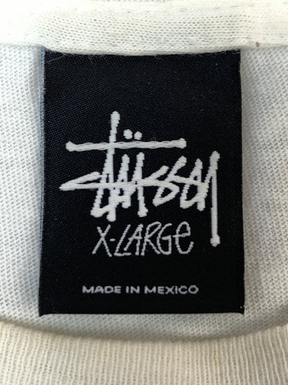 【現状渡し品】【メンズ】 STUSSY ステューシー S/S TEE ローマの休日 ショートスリーブ Tシャツ 半袖Tシャツ トップス 142-260930-yn-33-min サイズ：XL カラー：ホワイト 万代Net店