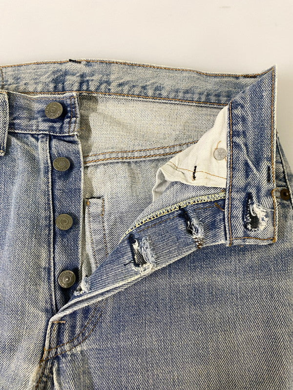 【現状渡し品】【メンズ】 LEVI'S リーバイス 70's 501 DENIM PANTS 70年代 デニムパンツ 66前期 ボトムス 157-260930-yn-05-min サイズ：表記不明 下記参照 カラー：ライトインディゴ 万代Net店