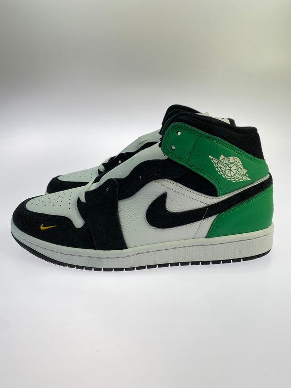 【中古美品】【メンズ】 NIKE ナイキ AIR JORDAN 1 MID SE II9812-100 エア ジョーダン 1 ミッド スニーカー 靴 160-260930-yn-36-min サイズ：26.5cm US8.5 カラー：SUMMIT WHITE/BLACK-LUCKY GREEN 万代Net店