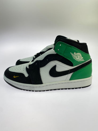 【中古美品】【メンズ】 NIKE ナイキ AIR JORDAN 1 MID SE II9812-100 エア ジョーダン 1 ミッド スニーカー 靴 160-260930-yn-36-min サイズ：26.5cm US8.5 カラー：SUMMIT WHITE/BLACK-LUCKY GREEN 万代Net店