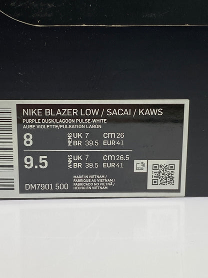 【中古品】【メンズ】 NIKE ナイキ BLAZER LOW / SACAI / KAWS DM7901-500 ブレーザーロー サカイ カウズ スニーカー 靴 160-260930-yn-35-min サイズ：26.0cm US8 カラー：PURPLE DUSK/LAGOON PULSE-WHITE 万代Net店