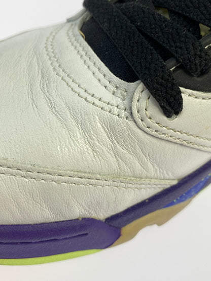【中古品】【メンズ】 NIKE ナイキ AIR JORDAN 5 RETRO DB3335-100 エア ジョーダン 5 レトロ スニーカー 靴 160-260930-yn-38-min サイズ：26.0cm US8 カラー：WHITE/GHOST GREEN-COURT PURPLE 万代Net店