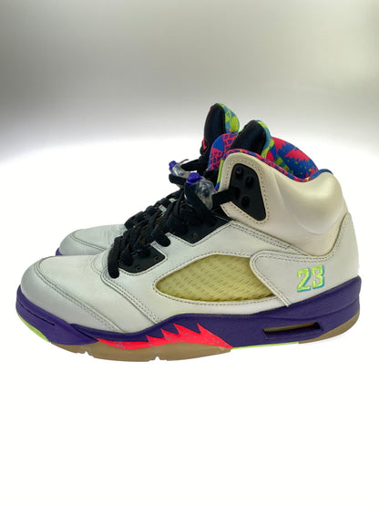 【中古品】【メンズ】 NIKE ナイキ AIR JORDAN 5 RETRO DB3335-100 エア ジョーダン 5 レトロ スニーカー 靴 160-260930-yn-38-min サイズ：26.0cm US8 カラー：WHITE/GHOST GREEN-COURT PURPLE 万代Net店