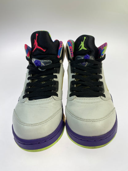 【中古品】【メンズ】 NIKE ナイキ AIR JORDAN 5 RETRO DB3335-100 エア ジョーダン 5 レトロ スニーカー 靴 160-260930-yn-38-min サイズ：26.0cm US8 カラー：WHITE/GHOST GREEN-COURT PURPLE 万代Net店