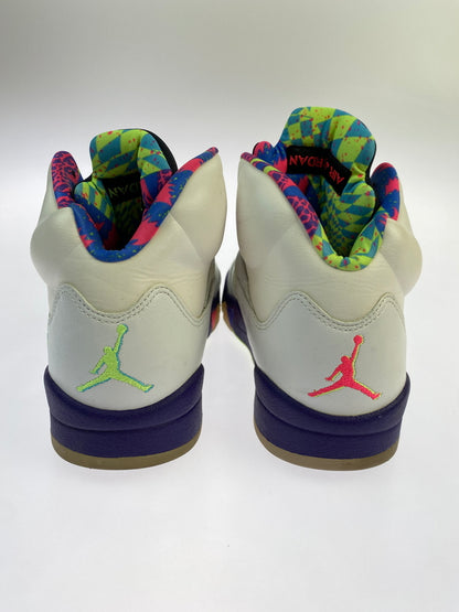 【中古品】【メンズ】 NIKE ナイキ AIR JORDAN 5 RETRO DB3335-100 エア ジョーダン 5 レトロ スニーカー 靴 160-260930-yn-38-min サイズ：26.0cm US8 カラー：WHITE/GHOST GREEN-COURT PURPLE 万代Net店