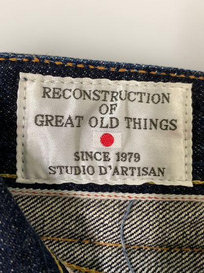 【中古品】【メンズ】 STUDIO D'ARTISAN ステュディオダルチザン 40th GOLDEN AGE JEANS SP-030 40周年 ゴールデン エイジ ジーンズ デニムパンツ メンズ ボトムス ジーパン 156-261002-em-01-min サイズ：34 カラー：インディゴ 万代Net店