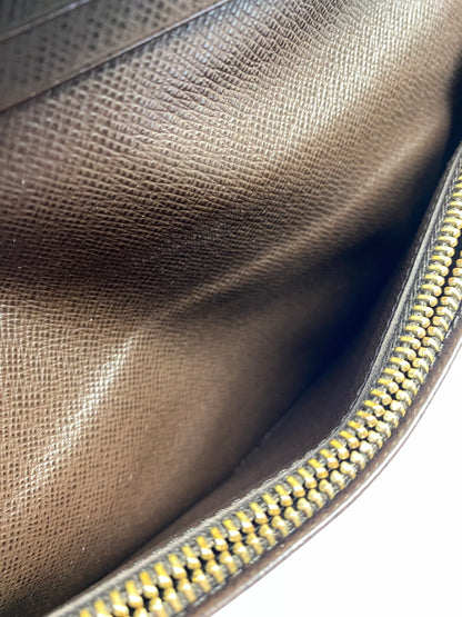 【中古品】【メンズ/レディース】 LOUIS VUITTON ルイ ヴィトン ダミエ ポルトフォイユ ブラザ N60017 長財布 ウォレット 179-261006-hu-01-min カラー：ブラウン系 万代Net店