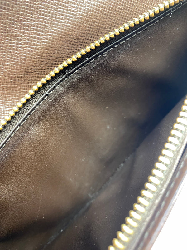【中古品】【メンズ/レディース】 LOUIS VUITTON ルイ ヴィトン ダミエ ポルトフォイユ ブラザ N60017 長財布 ウォレット 179-261006-hu-01-min カラー：ブラウン系 万代Net店