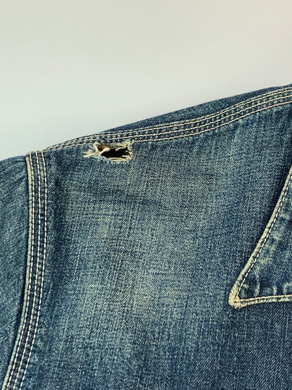 【現状渡し品】【メンズ】 LEE リー 91-J DENIM COVERALL デニムカバーオール ハウスタグ復刻 ライトアウター 146-260930-yn-26-min サイズ：40 カラー：インディゴ 万代Net店