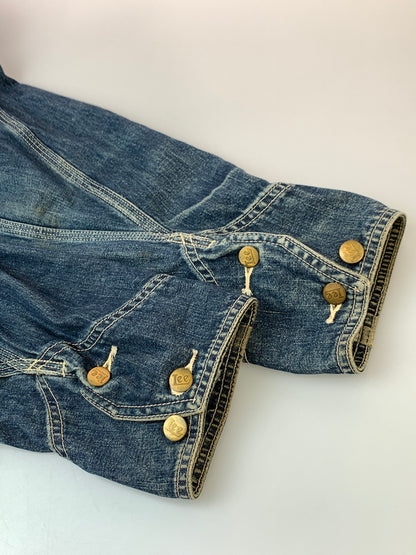 【現状渡し品】【メンズ】 LEE リー 91-J DENIM COVERALL デニムカバーオール ハウスタグ復刻 ライトアウター 146-260930-yn-26-min サイズ：40 カラー：インディゴ 万代Net店