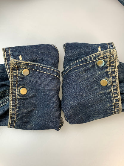 【現状渡し品】【メンズ】 LEE リー 91-J DENIM COVERALL デニムカバーオール ハウスタグ復刻 ライトアウター 146-260930-yn-26-min サイズ：40 カラー：インディゴ 万代Net店