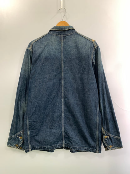 【現状渡し品】【メンズ】 LEE リー 91-J DENIM COVERALL デニムカバーオール ハウスタグ復刻 ライトアウター 146-260930-yn-26-min サイズ：40 カラー：インディゴ 万代Net店