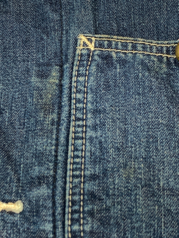 【現状渡し品】【メンズ】 LEE リー 91-J DENIM COVERALL デニムカバーオール ハウスタグ復刻 ライトアウター 146-260930-yn-26-min サイズ：40 カラー：インディゴ 万代Net店