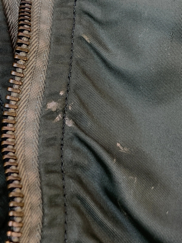 【ジャンク品】【メンズ】 USED ユーズド 60S MA-1 FLIGHT JACKET フライトジャケット ミリタリージャケット 146-261003-ta-11-min サイズ：サイズ不明 カラー：カーキ 万代Net店