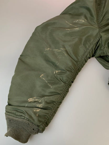 【ジャンク品】【メンズ】 USED ユーズド 60S MA-1 FLIGHT JACKET フライトジャケット ミリタリージャケット 146-261003-ta-11-min サイズ：サイズ不明 カラー：カーキ 万代Net店