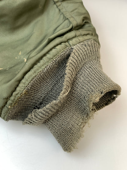 【ジャンク品】【メンズ】 USED ユーズド 60S MA-1 FLIGHT JACKET フライトジャケット ミリタリージャケット 146-261003-ta-11-min サイズ：サイズ不明 カラー：カーキ 万代Net店
