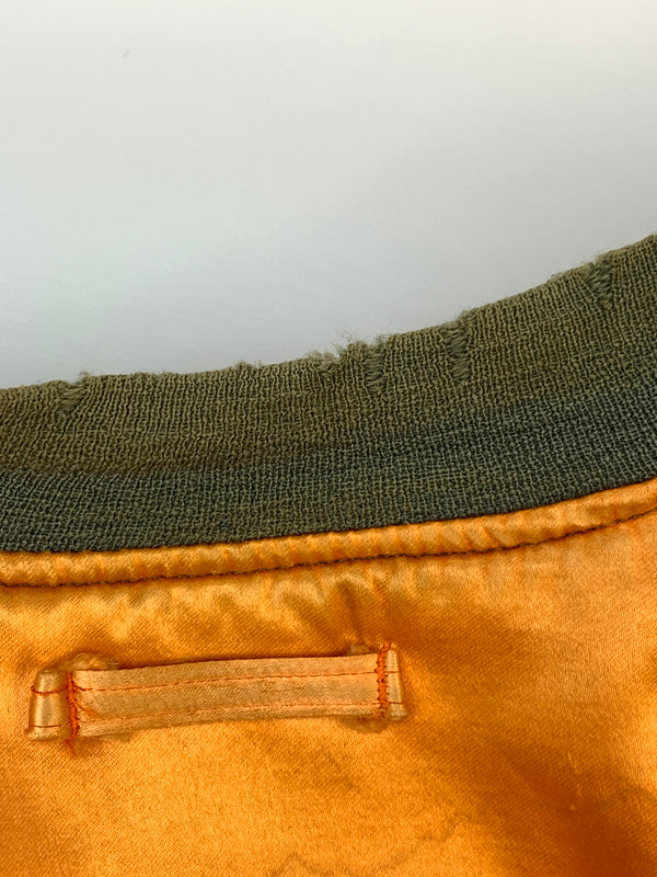 【ジャンク品】【メンズ】 USED ユーズド 60S MA-1 FLIGHT JACKET フライトジャケット ミリタリージャケット 146-261003-ta-11-min サイズ：サイズ不明 カラー：カーキ 万代Net店