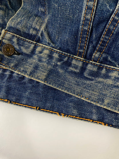 【現状渡し品】【メンズ】 LEVI'S リーバイス 70's /DENIM JACKET 70505 70年代 デニムジャケット ケアタグ スモールE ライトアウター 146-260930-yn-09-min サイズ：表記なし 下記参照 カラー：インディゴ 万代Net店
