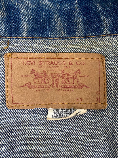 【現状渡し品】【メンズ】 LEVI'S リーバイス 70's /DENIM JACKET 70505 70年代 デニムジャケット ケアタグ スモールE ライトアウター 146-260930-yn-09-min サイズ：表記なし 下記参照 カラー：インディゴ 万代Net店