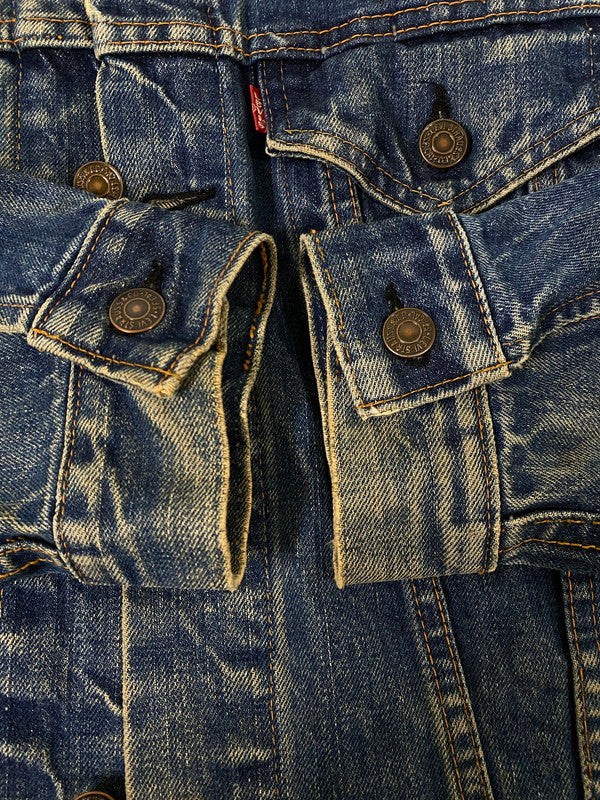【現状渡し品】【メンズ】 LEVI'S リーバイス 70's /DENIM JACKET 70505 70年代 デニムジャケット ケアタグ スモールE ライトアウター 146-260930-yn-09-min サイズ：表記なし 下記参照 カラー：インディゴ 万代Net店