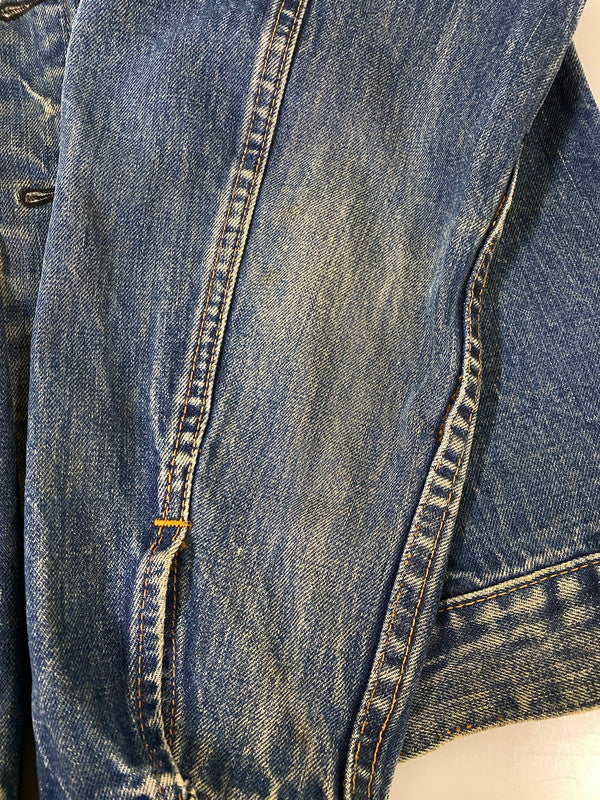 【現状渡し品】【メンズ】 LEVI'S リーバイス 70's /DENIM JACKET 70505 70年代 デニムジャケット ケアタグ スモールE ライトアウター 146-260930-yn-09-min サイズ：表記なし 下記参照 カラー：インディゴ 万代Net店