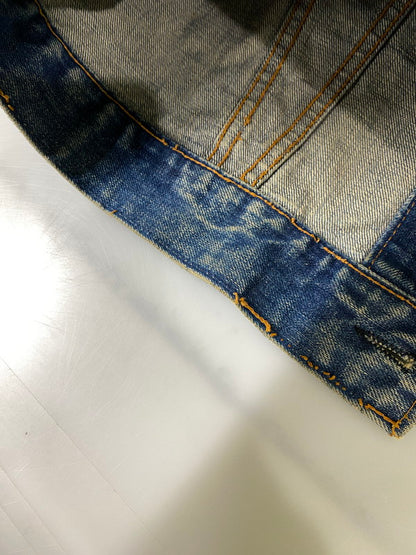 【現状渡し品】【メンズ】 LEVI'S リーバイス 70's /DENIM JACKET 70505 70年代 デニムジャケット ケアタグ スモールE ライトアウター 146-260930-yn-09-min サイズ：表記なし 下記参照 カラー：インディゴ 万代Net店