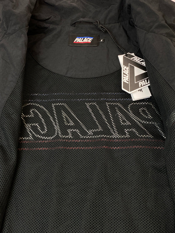 【中古品】【メンズ】 PALACE パレス BASICALLY A SHELL JACKET ジップアップシェルジャケット ナイロン 142-261003-ta-24-min サイズ：S カラー：ブラック 万代Net店