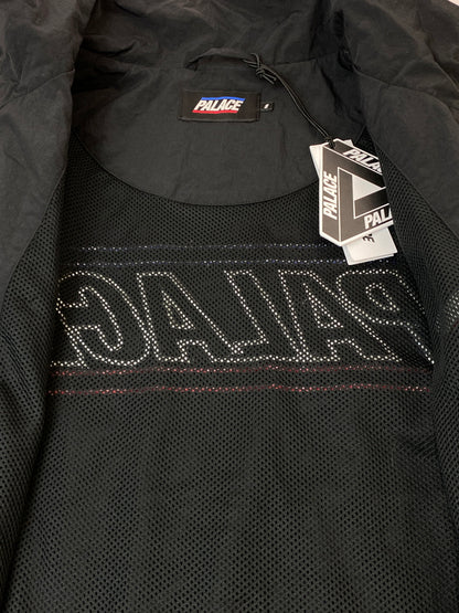 【中古品】【メンズ】 PALACE パレス BASICALLY A SHELL JACKET ジップアップシェルジャケット ナイロン 142-261003-ta-24-min サイズ：S カラー：ブラック 万代Net店
