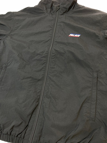 【中古品】【メンズ】 PALACE パレス BASICALLY A SHELL JACKET ジップアップシェルジャケット ナイロン 142-261003-ta-24-min サイズ：S カラー：ブラック 万代Net店
